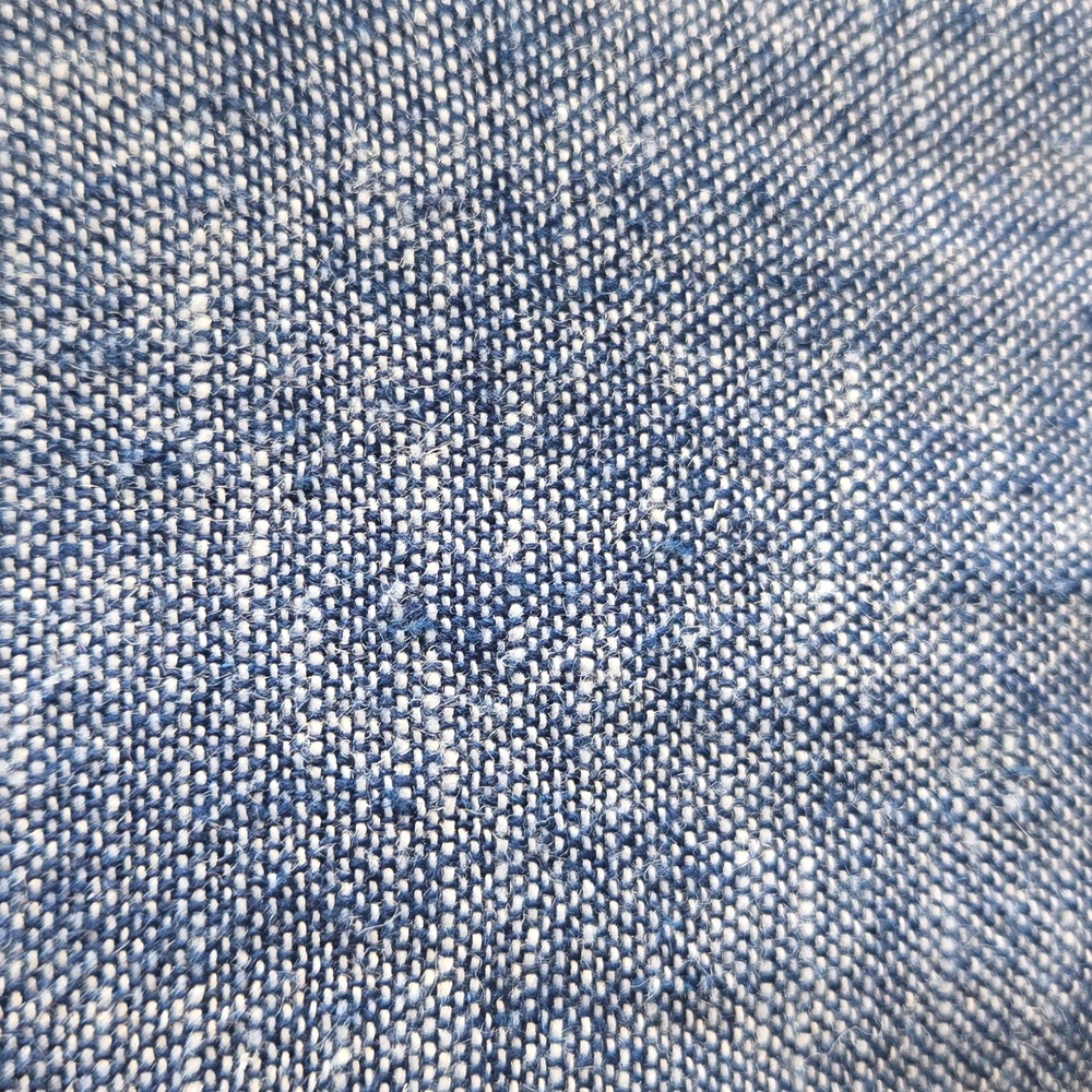 Old Navy Indigo Blue Linen Blend Jumpsuit Size Medium - Picture 11 of 17
